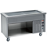Element Met Gekoelde Top op Open Kast