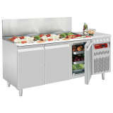 Geventileerde Koeltafel Met 3 Deuren Gn1/1, 405 Lit. Gekoelde Bovenstructuur