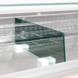 Scheiding expositie in glas (L.870 mm)