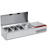 Gekoelde Structuur GN 4x1/3, 1x1/9,, Met Deksel