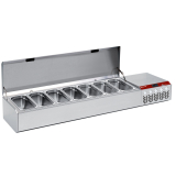 Gekoelde Structuur GN 7x1/3, Met Deksel