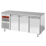 Geventileerde Koeltafel, 3 Deuren GN 1/1, Groep Aan Linkse Kant