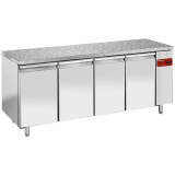 Koeltafel, Gevent., 4 Deuren EN 600x400 - Top in Graniet (zonder Groep)
