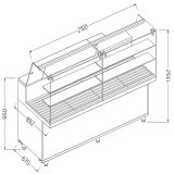 Snack Vitrine Voor Brood_hoge Ruiten