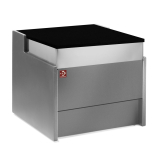 Kassa-sectie 1000 mm - Grijs