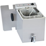 Elektrische Friteuse Tafelmodel 8 Liter + Aftapkraan