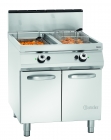 Gas friteuse met 2 binnenpannen