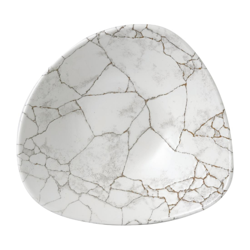 Churchill Studio Prints Kintsugi Agate Grey Lotus schalen 228mm (Pak van 12) Churchill Studio Prints Kintsugi Agate Grey Lotus schalen 228mm (Pak van 12)