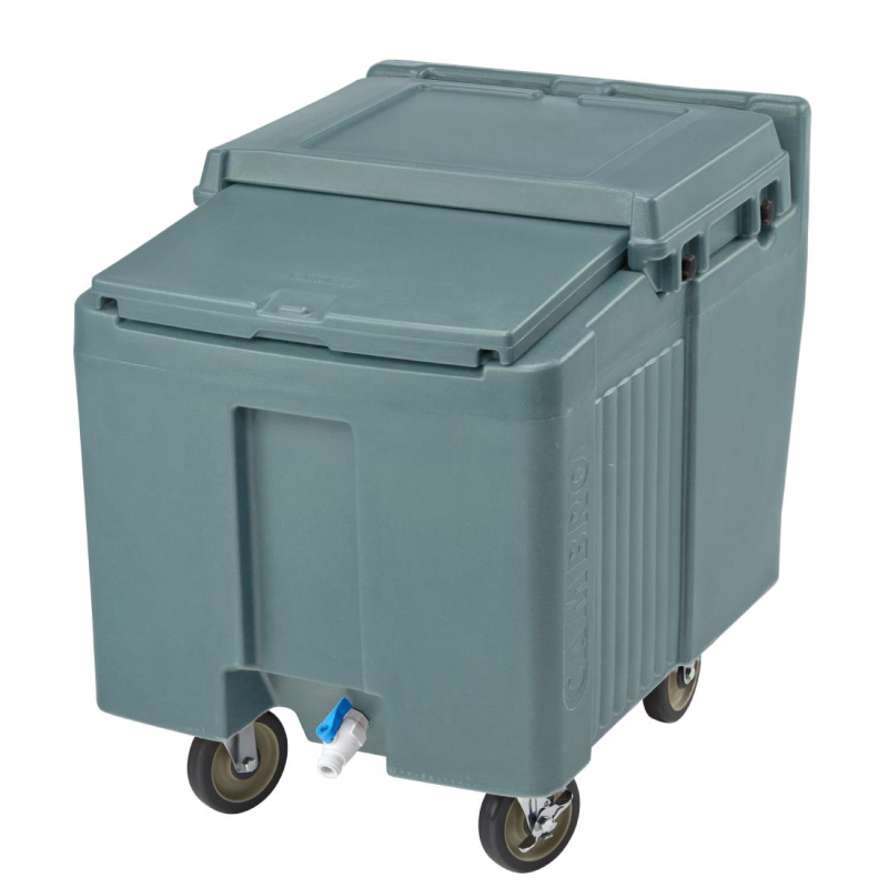 Cambro ics125l ijscaddy met schuifdeksel leisteenblauw Cambro ics125l ijscaddy met schuifdeksel leisteenblauw