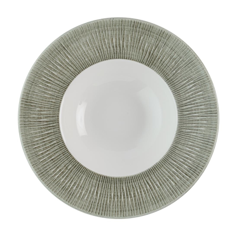 Churchill Bamboo Ceramic Spinwash Alpine bord 27.6 cm pak van 19 Churchill Bamboo Ceramic Spinwash Alpine bord 27.6 cm pak van 19