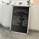 Olympia zwart magnetisch bord 600x900mm