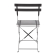 Bolero stalen tuinset zwart (tafel en twee stoelen)