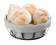 Broodmandje met zak, HENDI, ovaal, 250x160x(H)75mm
