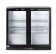 Backbar koelkast met dubbele deur, Arktic, 180L, Zwart, 220-240V/160W, 900x540x(H)890mm