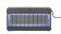 Insectenverdelger 300 m², HENDI, 230V/13W, 470x100x(H)265mm