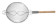 Oplegzeef, dubbelgaas, HENDI, 605x260x(H)120mm