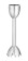 Staafmixer met spiraalkoord, HENDI, 220-240V/1000W, ⌀65x425mm