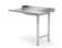 Uitlooptafel voor vaatwassers, HENDI, linkerzijde, 1000x700x(H)850mm