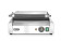 Contactgrill Panini, HENDI, boven en onder geribd, 230V/2200W, 432x396x(H)214mm