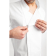 Chef Works Urban Hartford unisex koksbuis met rits lange mouw wit XS