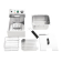 Nisbets Essentials enkele friteuse 5L 3000W